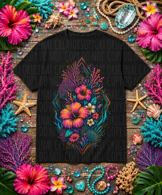 Tropical Hibiscus Floral