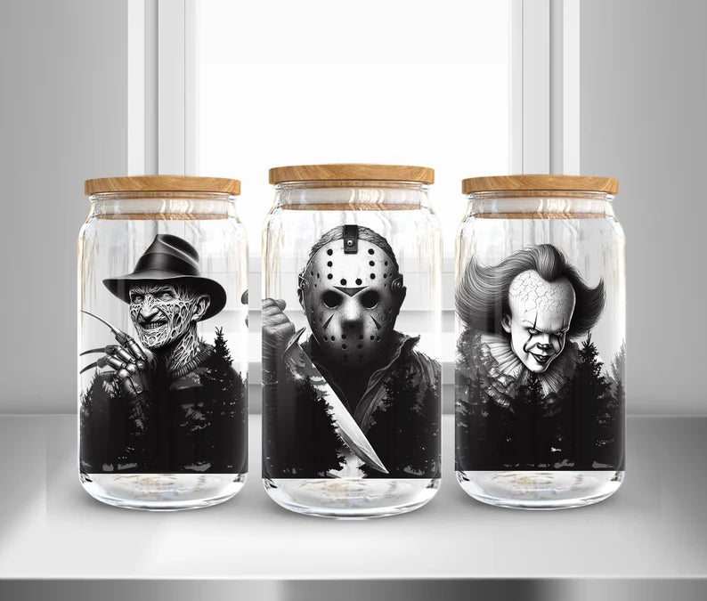 Horror Trio Forest Jar