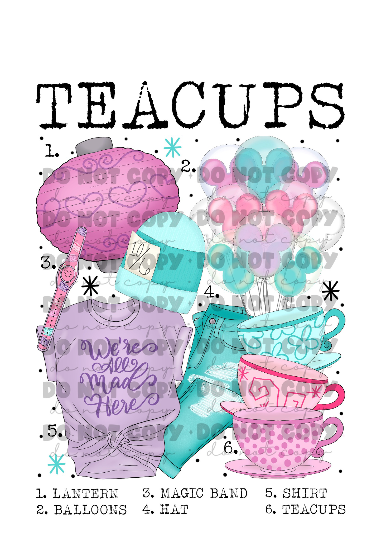 Teacups Chart