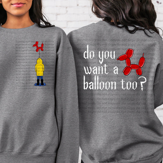 Do you want a ballon too bundle white