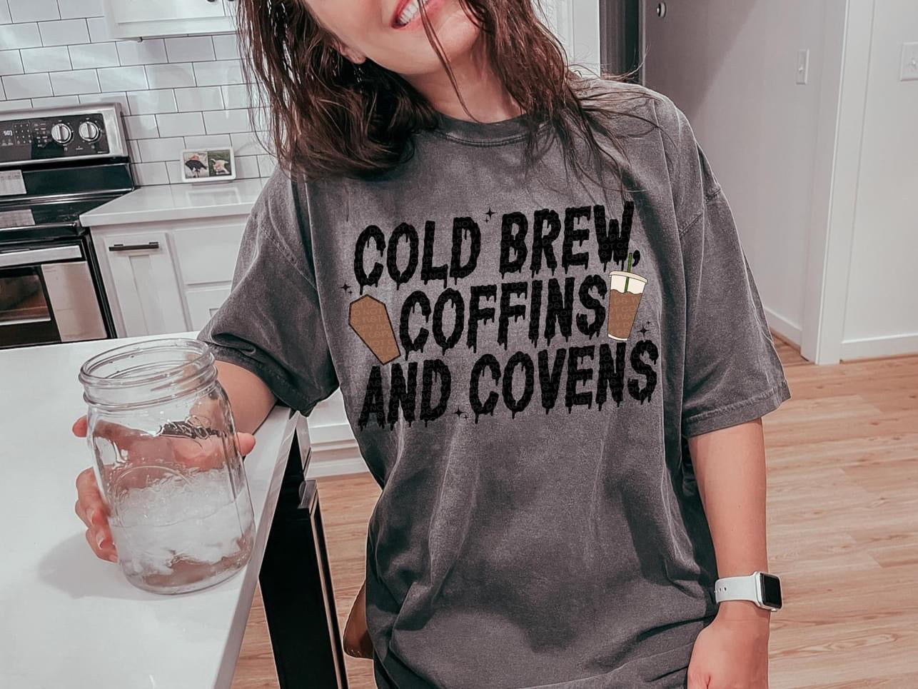 Cold Brew Coffee Covens – Plaid Panther DTF Transfers