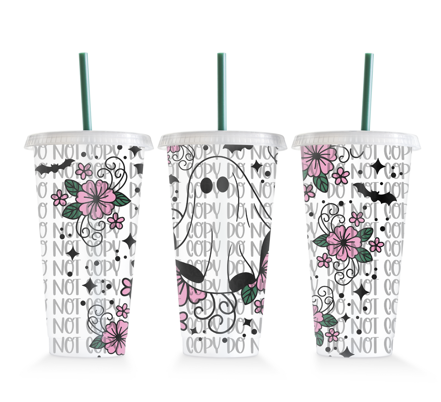 Floral Ghost Cold Cup