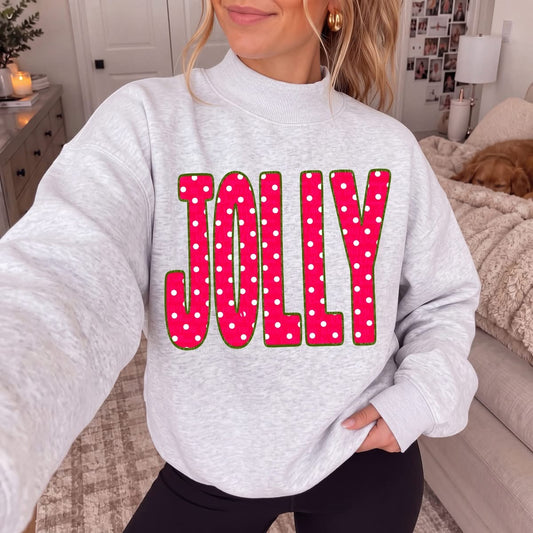 Jolly Pink Polka Dot DTF transfer