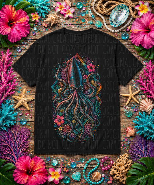 Squid Tropical Floral