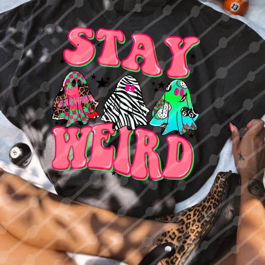 Stay Weird Patterned Ghosts