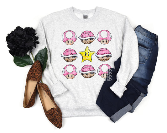 Pink shell and shroom